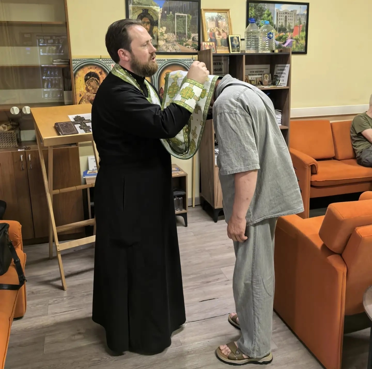Встреча перед отправкой добровольцев